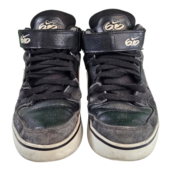 Nike 6.0 Zoom Mogan Mid 2 Shoes Men's Size 11.5 487944-010 Black White - Picture 4 of 14